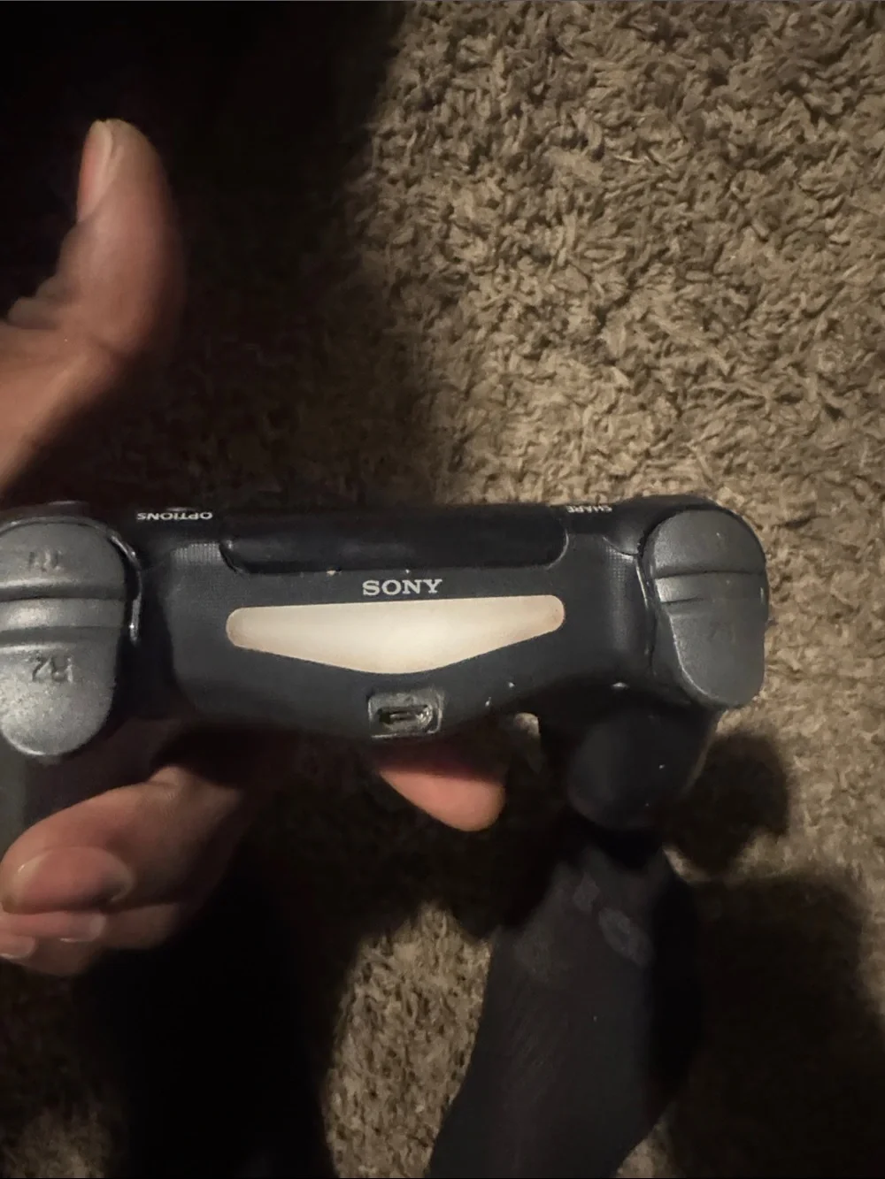 Sony Black DualShock 4 Wireless Controller with Light Bar